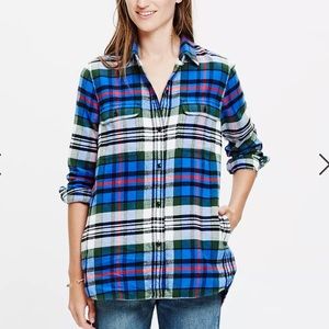 Madewell Flannel Ex Boyfriend Shirt